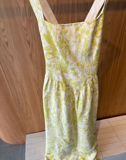 Fustan Pattern Yellow