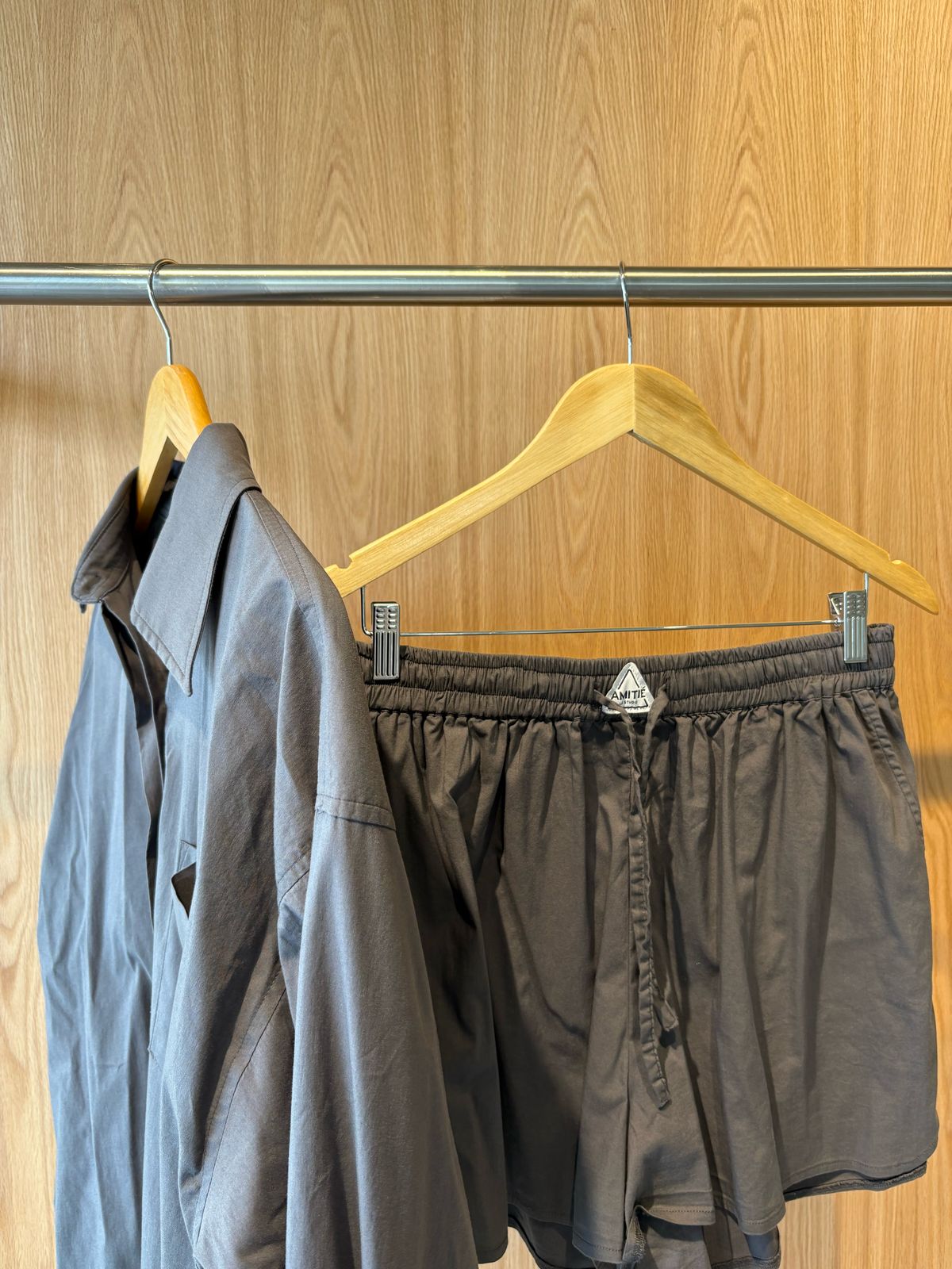 Set puplin gri
