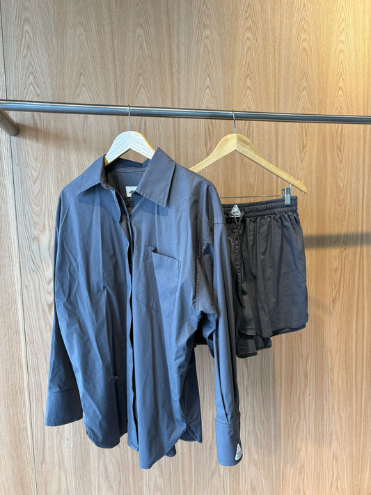 Set puplin gri
